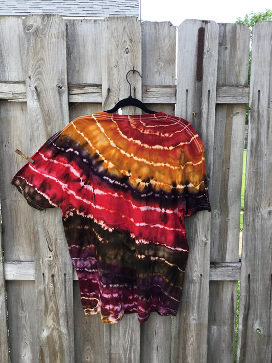 Ice dye XL tee shirt