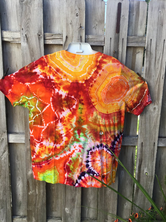 3XL ice dye softstyle tee $35