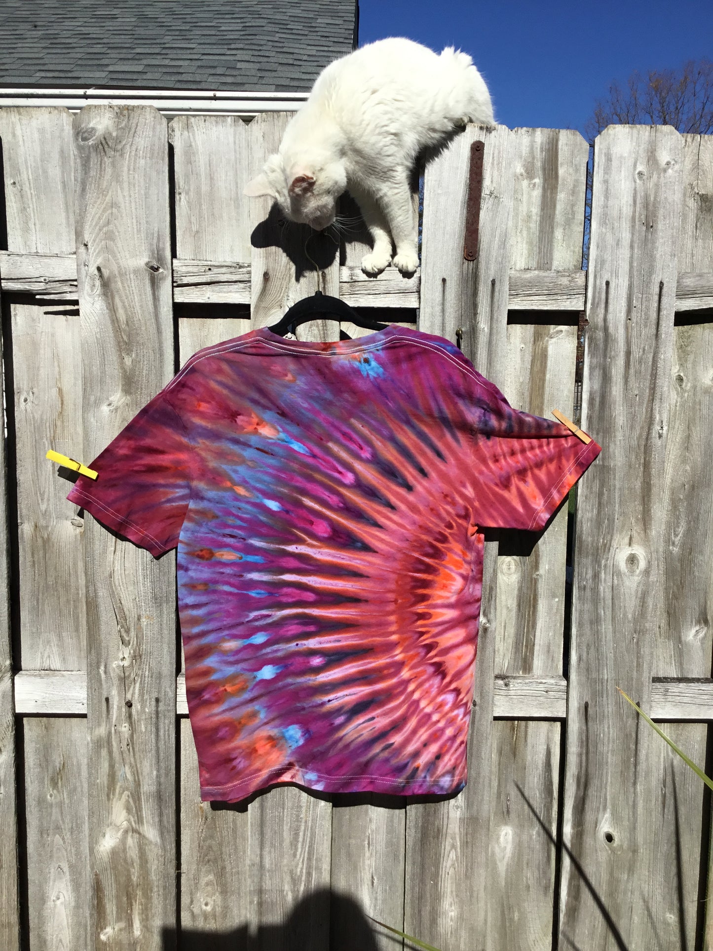 Ice dye softstyle tee $30 Large