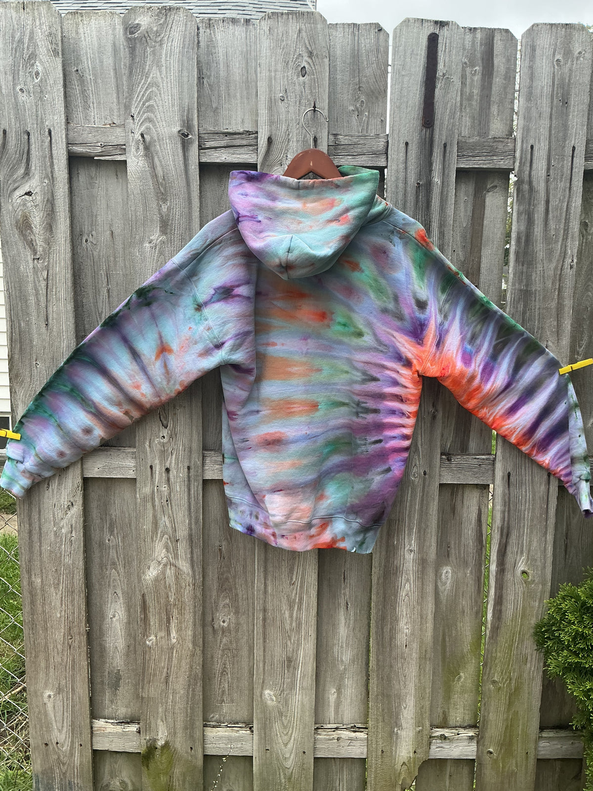 Medium heavyweight hoodie, $75