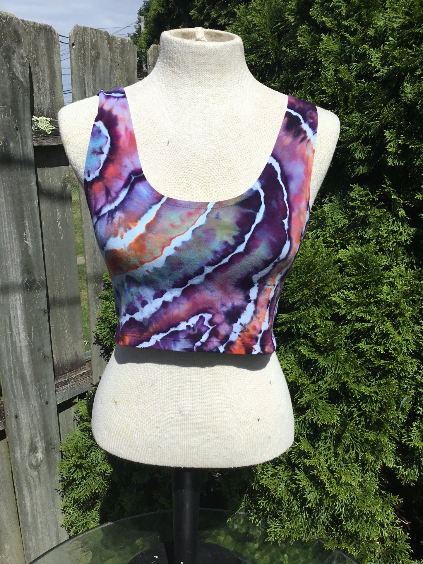 Junior Cotton Spandex Crop tank Large $30