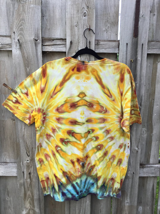 Ice dye t -Shirt Large $35