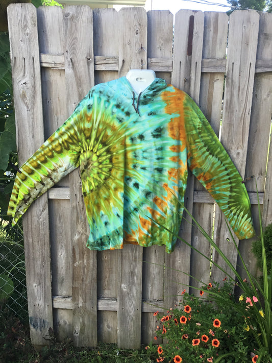 3XL lightweight hoodie ice dye