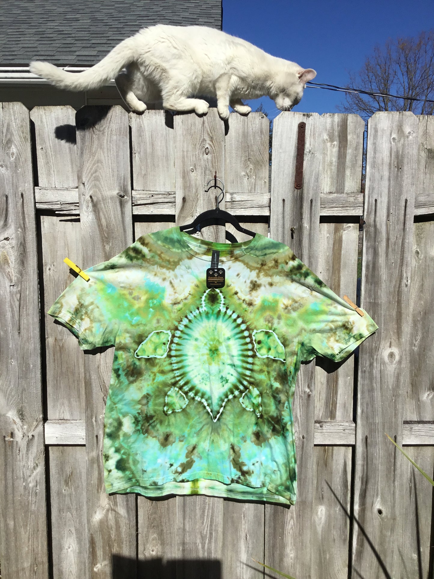 Ice dye softstyle tee XL $35