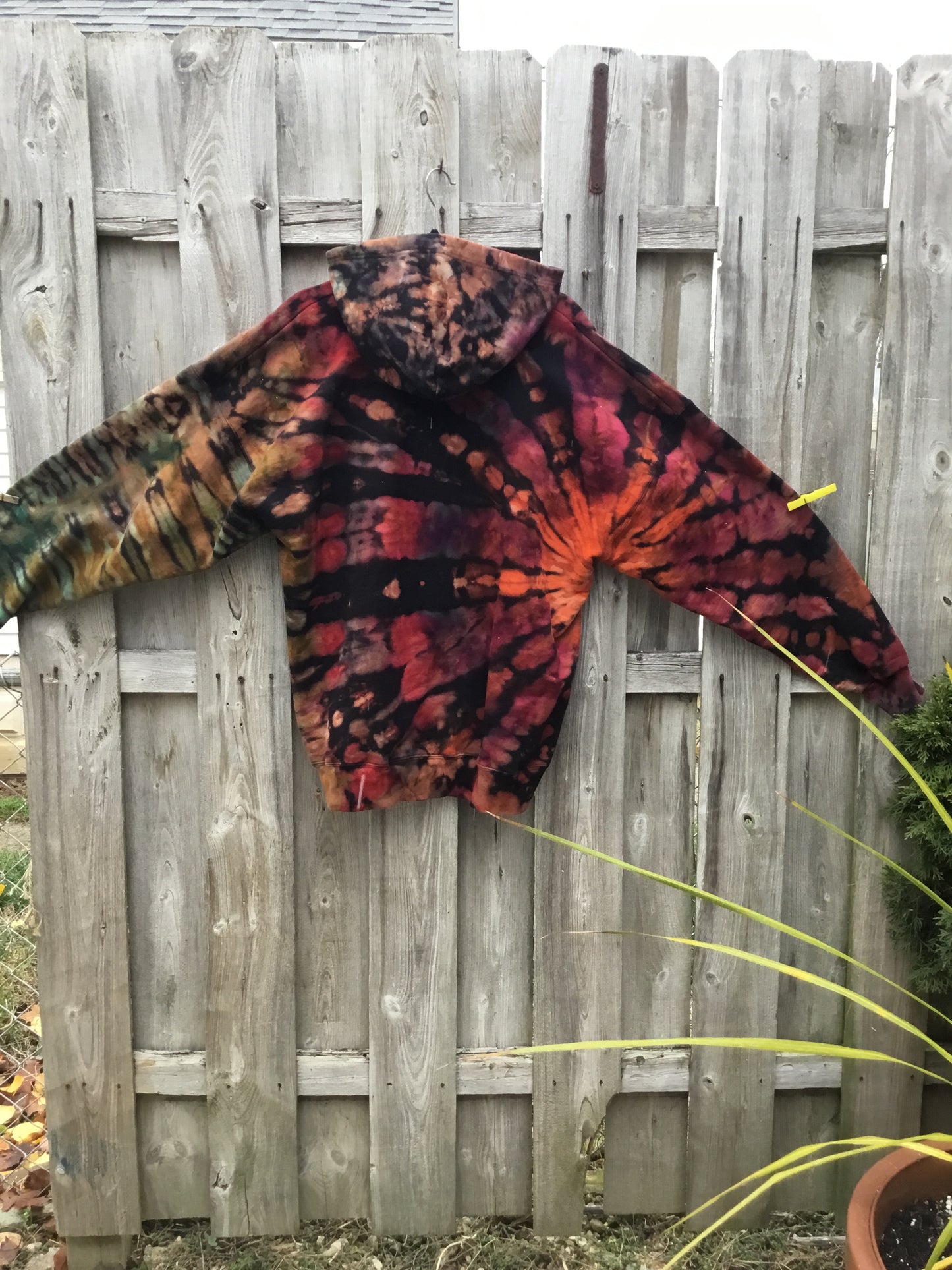 Heavyweight reverse dye hoodie 2XL $75