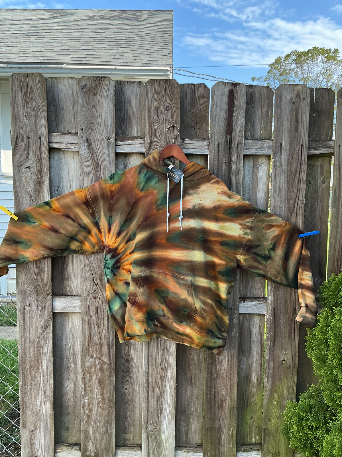 XL Hoodie ice dye