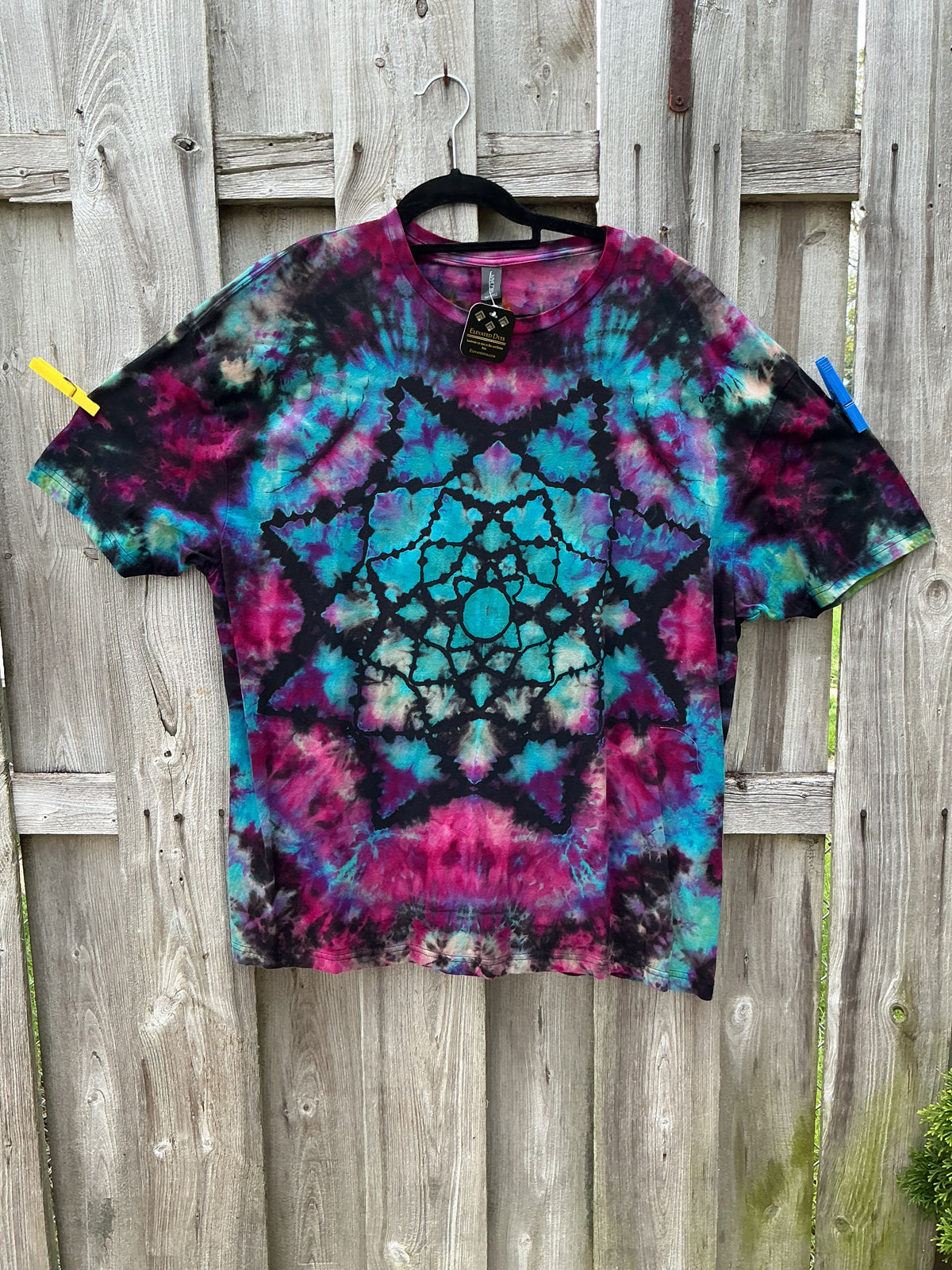 2XL Reverse Ice dye T-shirt, $40
