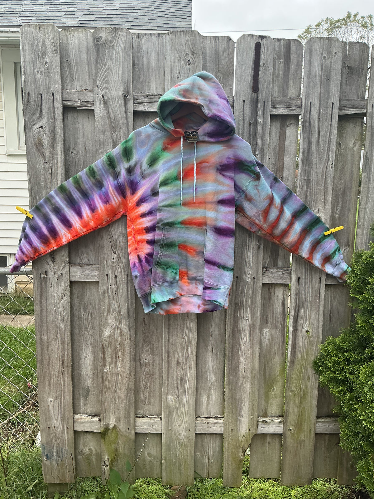 Medium heavyweight hoodie, $75